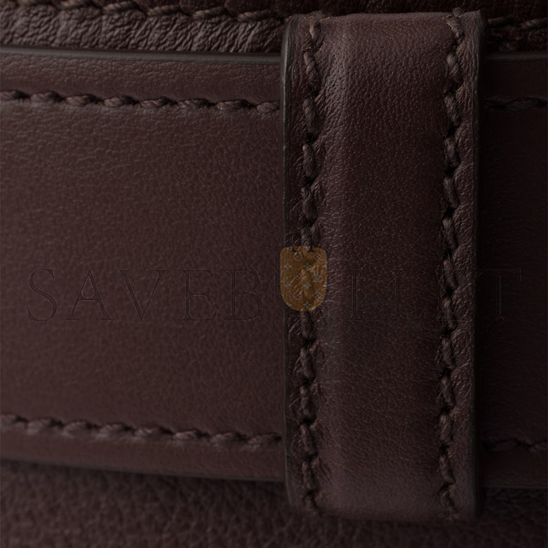 PRADA BUCKLE LEATHER BUCKET BAG WITH BELT 1BE085 (29*26.5*18cm)